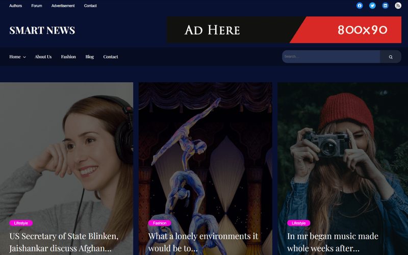 Smart News homepage preview