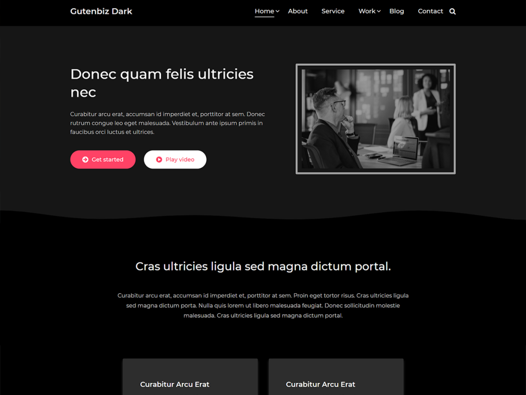 Gutenbiz Dark Pro preview