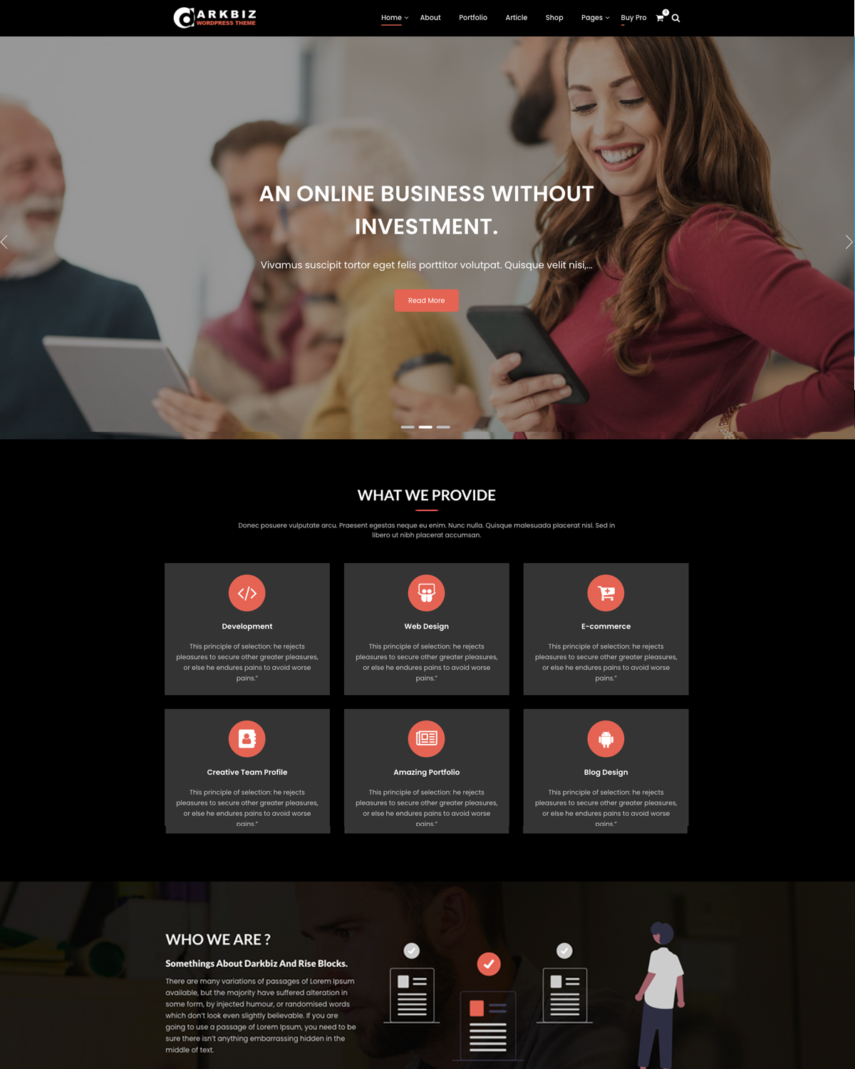 DarkBiz Default